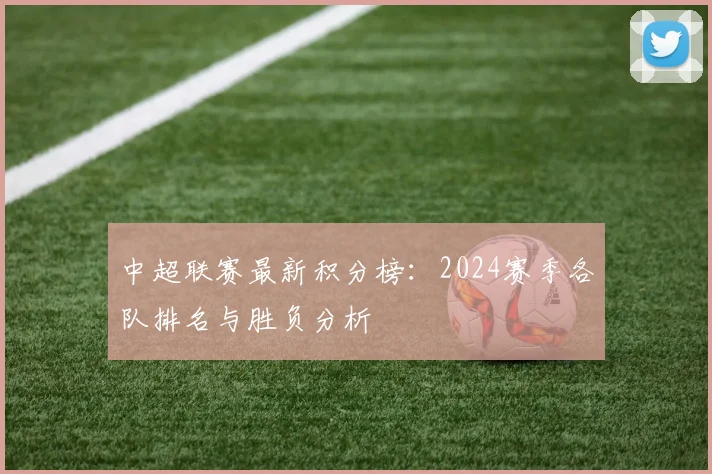 中超联赛最新积分榜：2024赛季各队排名与胜负分析
